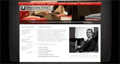 Desktop Screenshot of pinet-avocat-narbonne.fr
