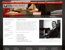 Tablet Screenshot of pinet-avocat-narbonne.fr